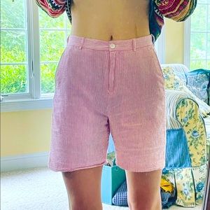 Vintage Seersucker Bermuda Shorts